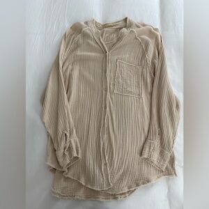 Aerie Pool-To-Party Cover Up and Shorts Set